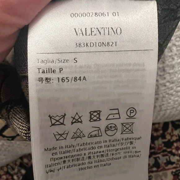 Authentic Valentino v logo dress size xs/s - Picture 7 of 7